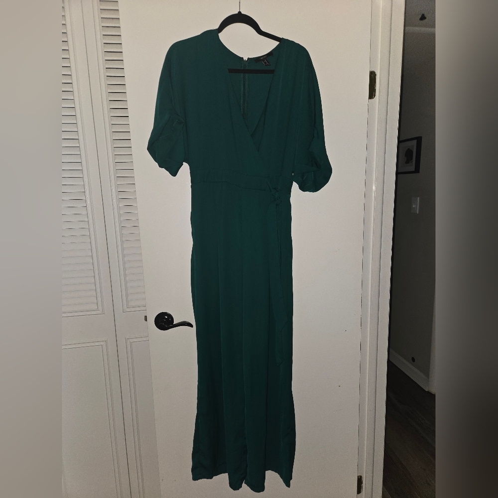 Elegant Teal Jumpsuit